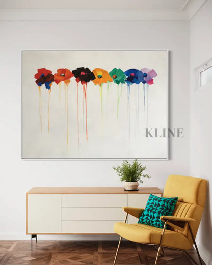 Dancing Brushstrokes - Hand Painting