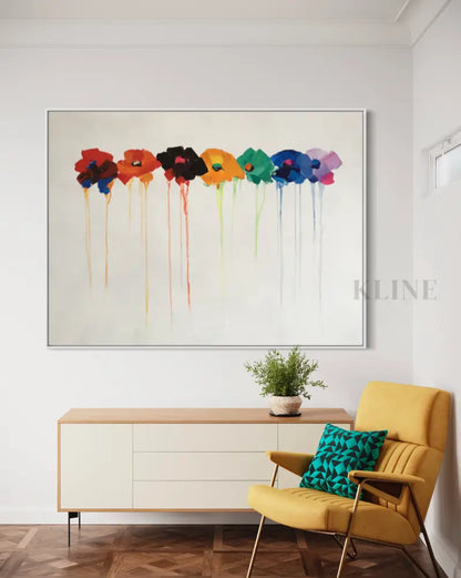 Dancing Brushstrokes - Hand Painting