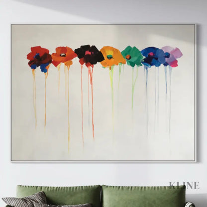 Dancing Brushstrokes - Hand Painting