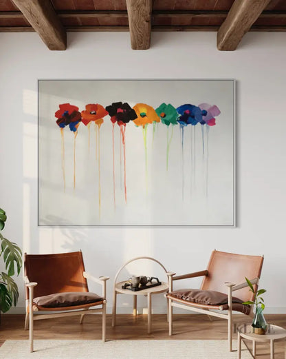 Dancing Brushstrokes - Hand Painting