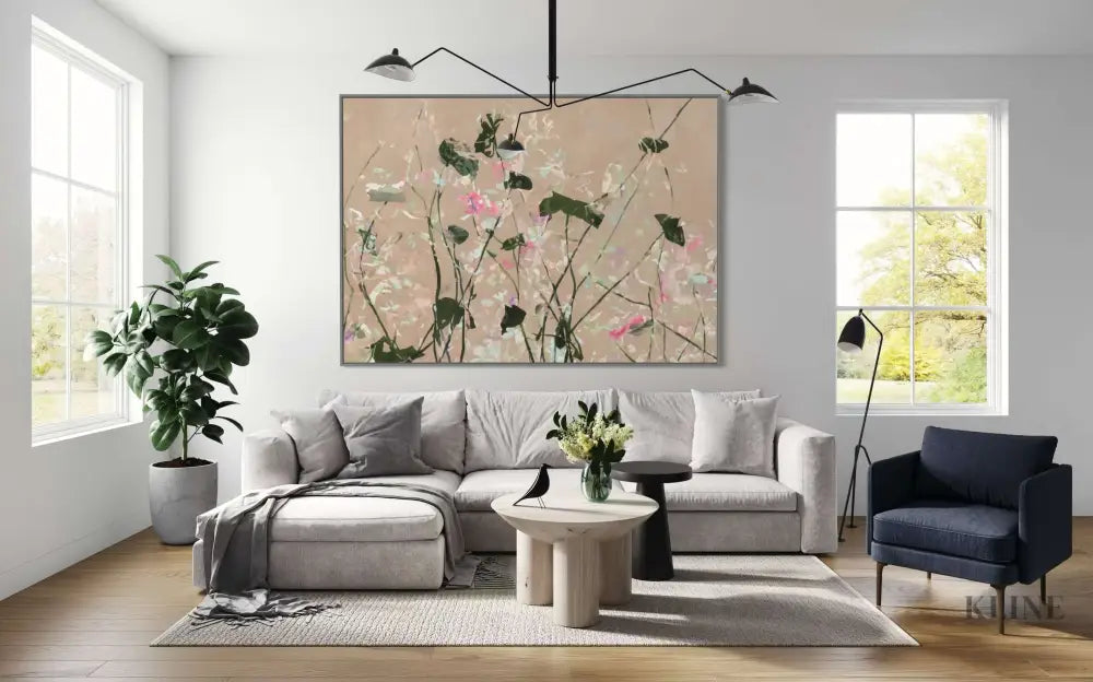 Dancing Garden - Hand Painting 