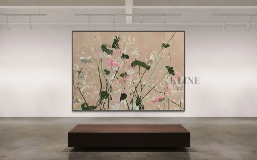 Dancing Garden - Hand Painting Dining Room Wall Art