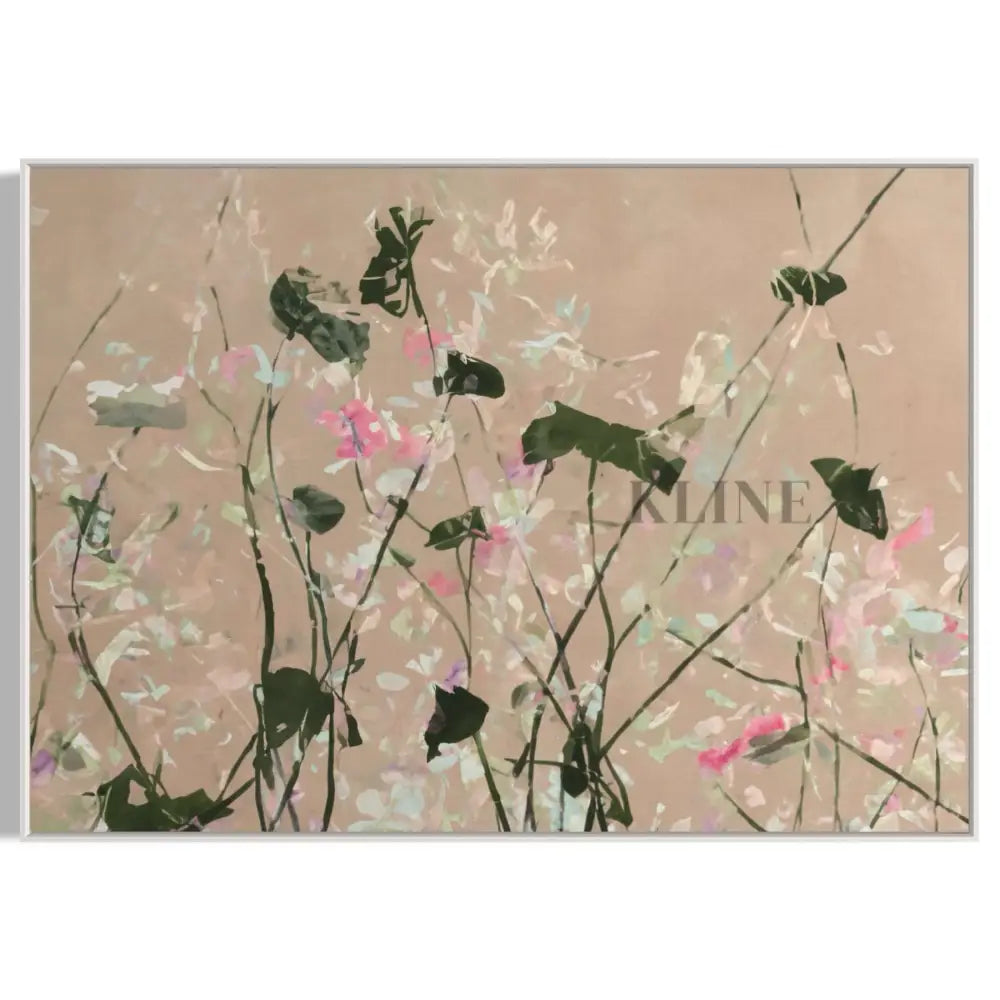 Dancing Garden - Hand Painting Dining Room Wall Art