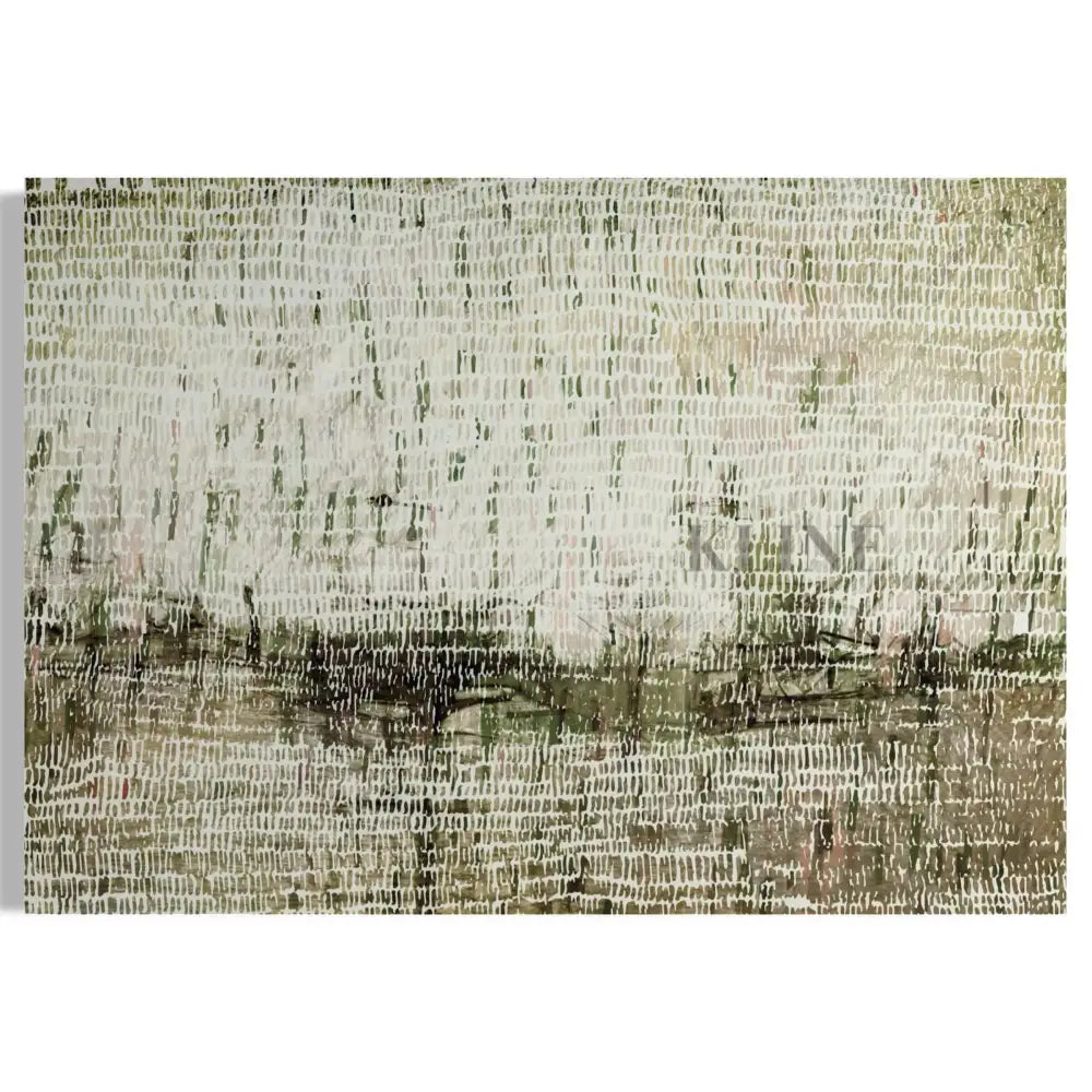 Dancing Rain Green - Hand Painting Dipinti originali in vendita
