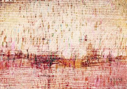 Dancing Rain Pink - Hand Painting