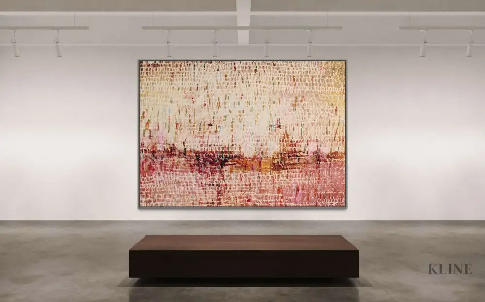 Dancing Rain Pink - Hand Painting