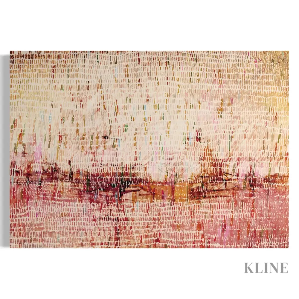 Dancing Rain Pink - Hand Painting