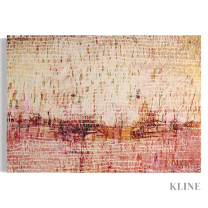 Dancing Rain Pink - Hand Painting