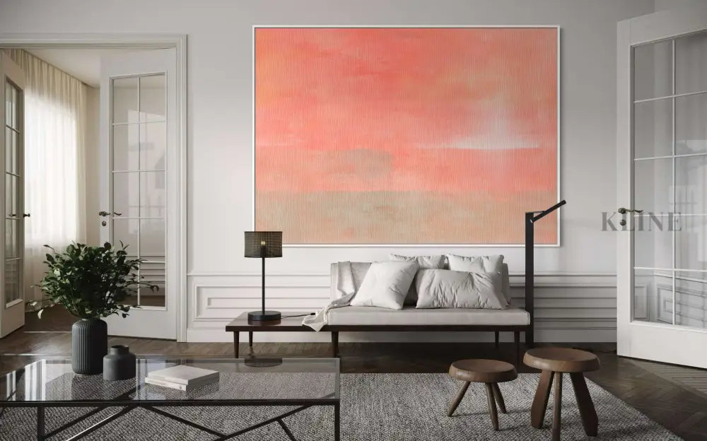 Dawn Skyline - Hand Painting