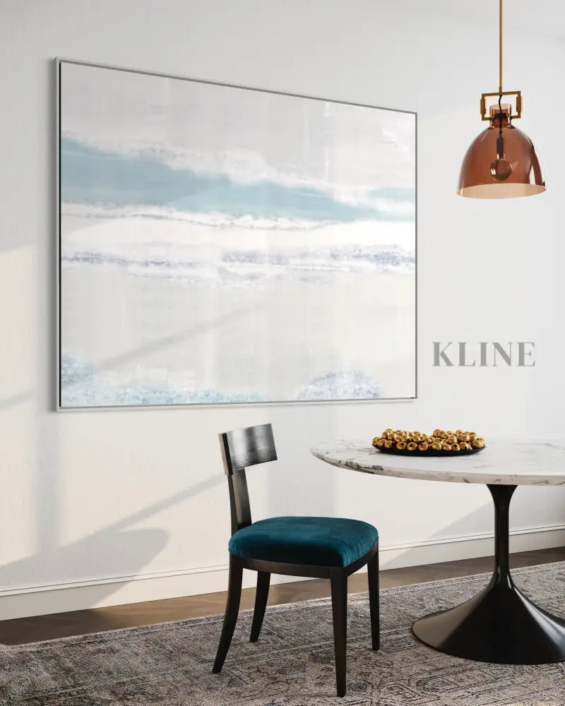 December Mist - Hand Painting Art mural contemporain moderne