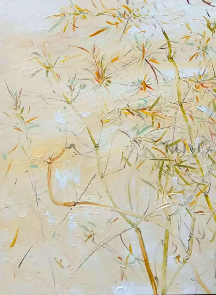 Delicate Bamboo Painting - Hand Painting 