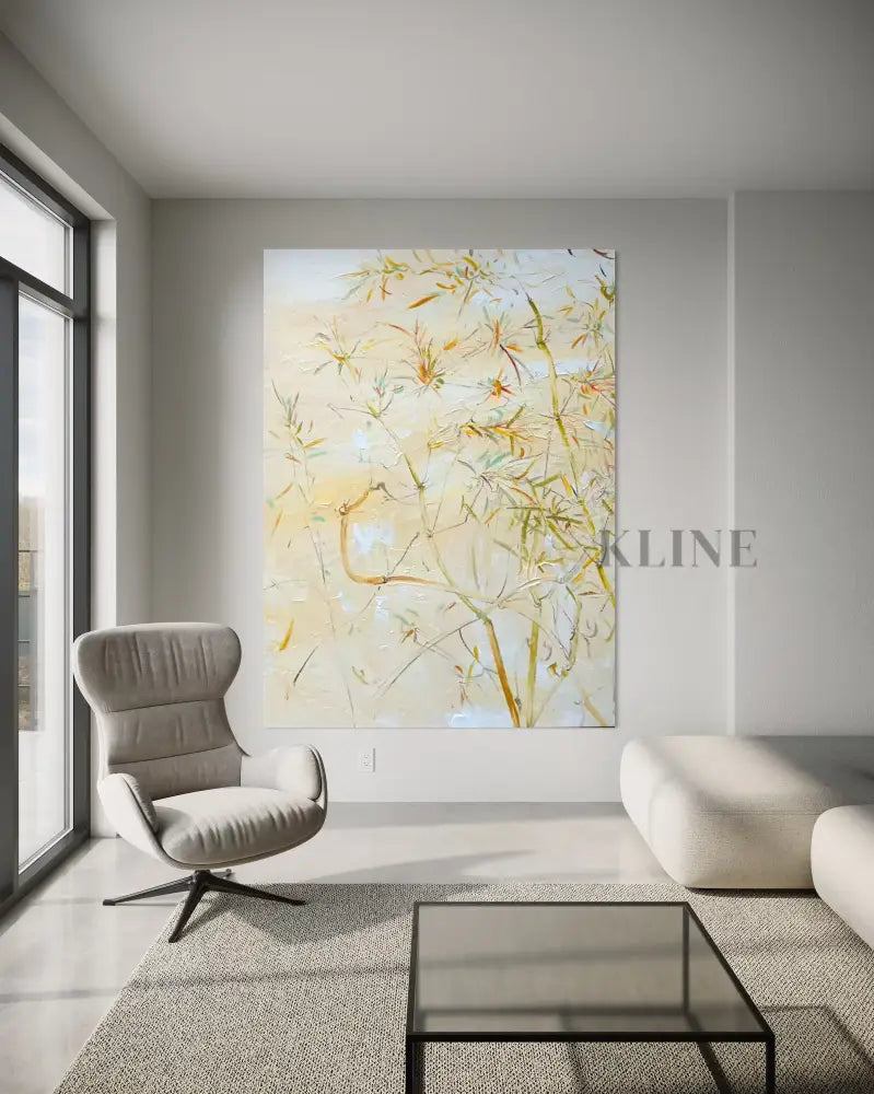 Delicate Bamboo Painting - Hand Painting