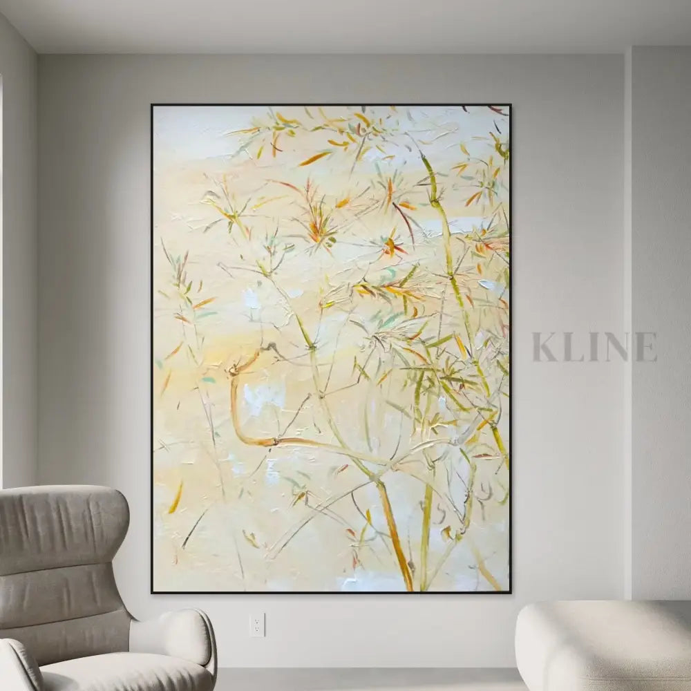Delicate Bamboo Painting - Hand Painting