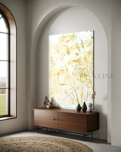Delicate Bamboo Painting - Hand Painting