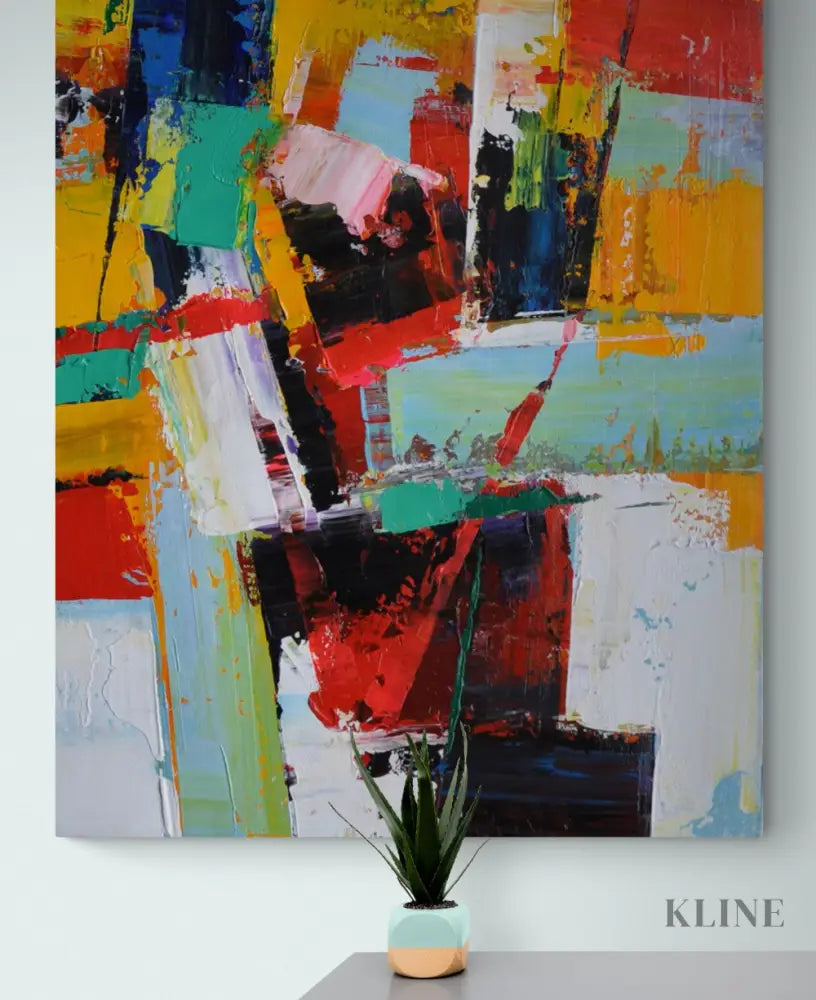 Denial - Kline Collective Colorful Wall Art
