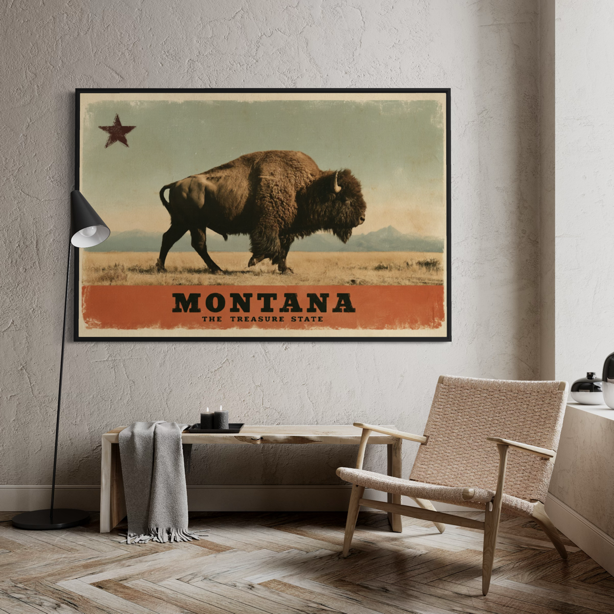 Montana Wild - Hand Painting