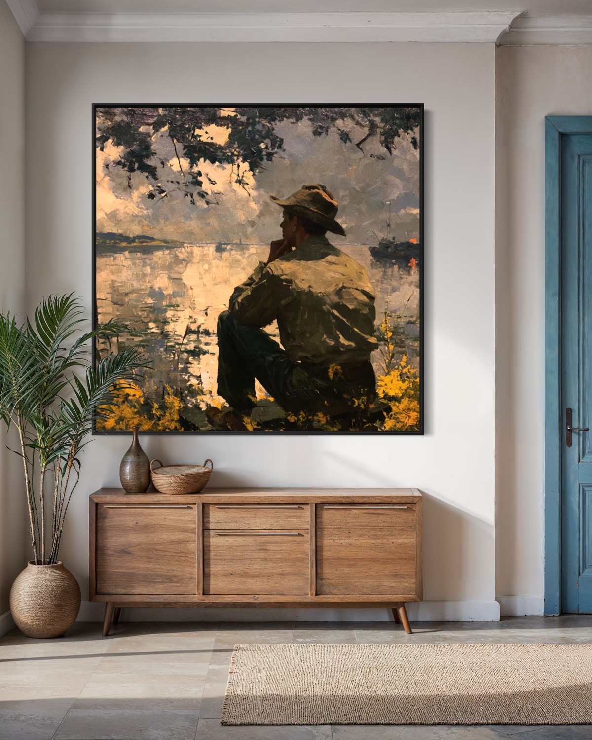 Gone Fishin’ - Hand Painting Vintage Collection