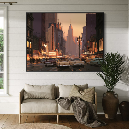 New York, New York - Hand Painting