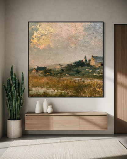 Where Time Stands Still - Hand Painting