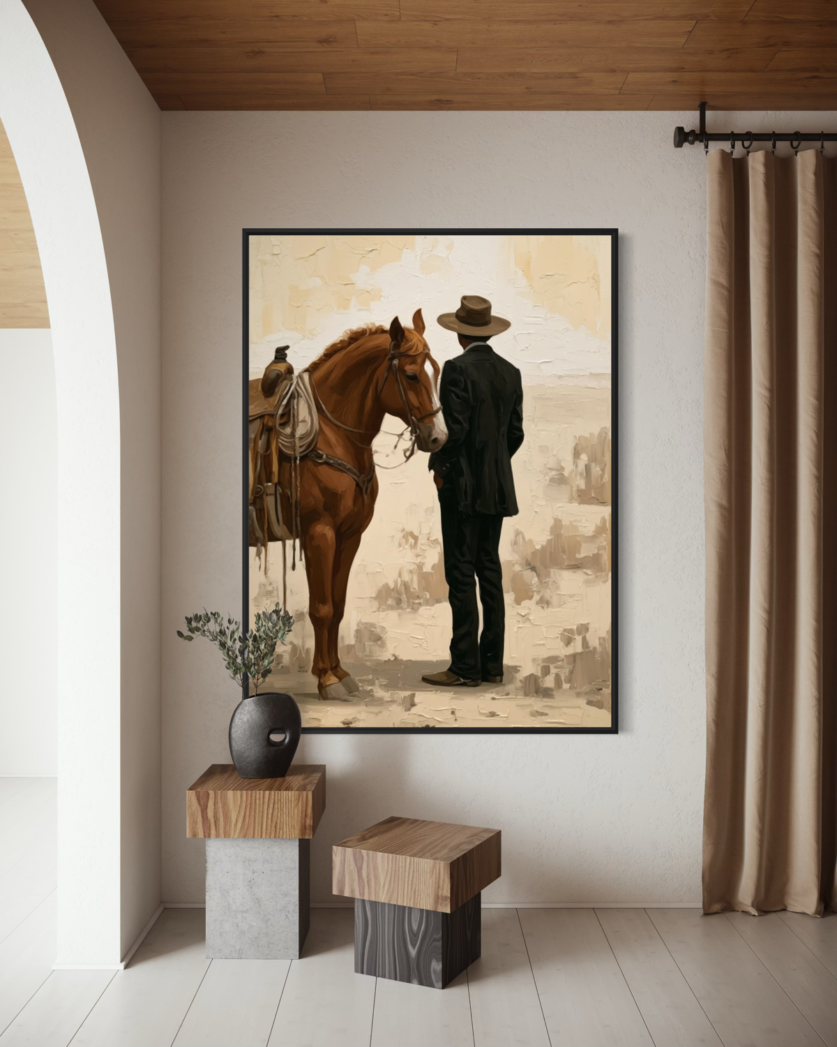 A Cowboy’s Best Friend - Hand Painting