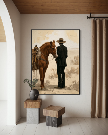 A Cowboy’s Best Friend - Hand Painting
