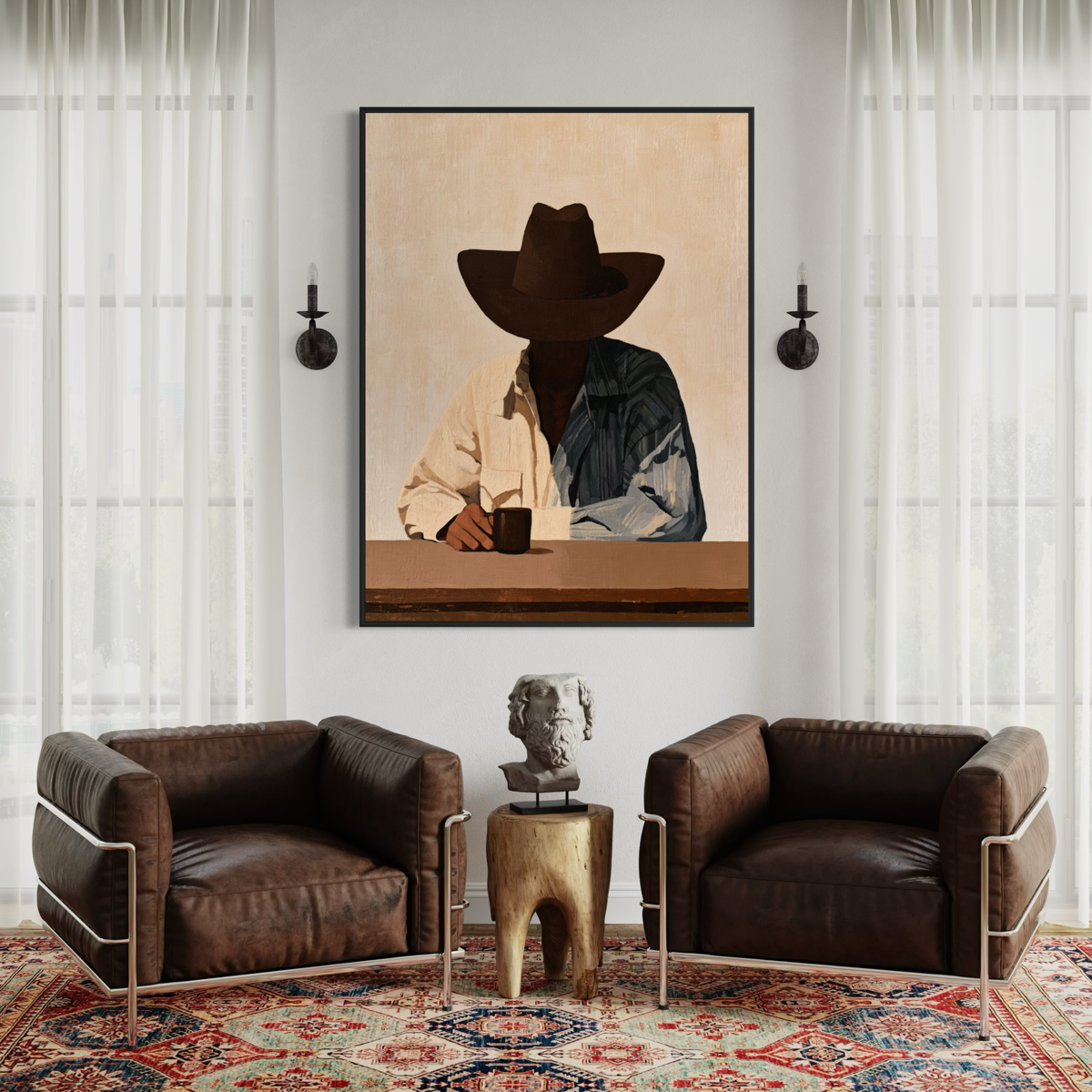 The Midnight Cowboy - Hand Painting
