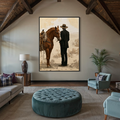 A Cowboy’s Best Friend - Hand Painting