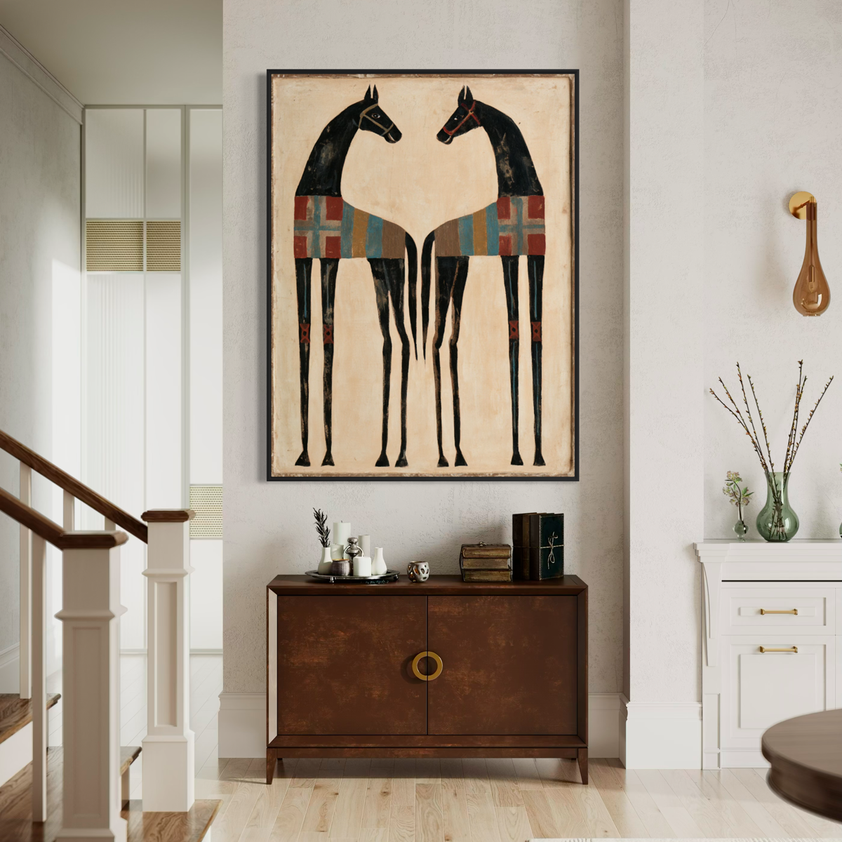 The Painted Pair - Hand Painting