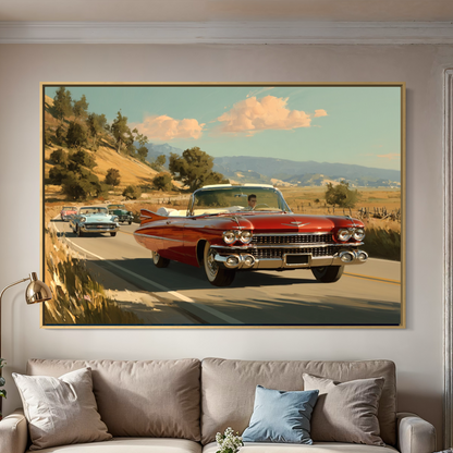 Cruisin’ Down Route 66 - Hand Painting