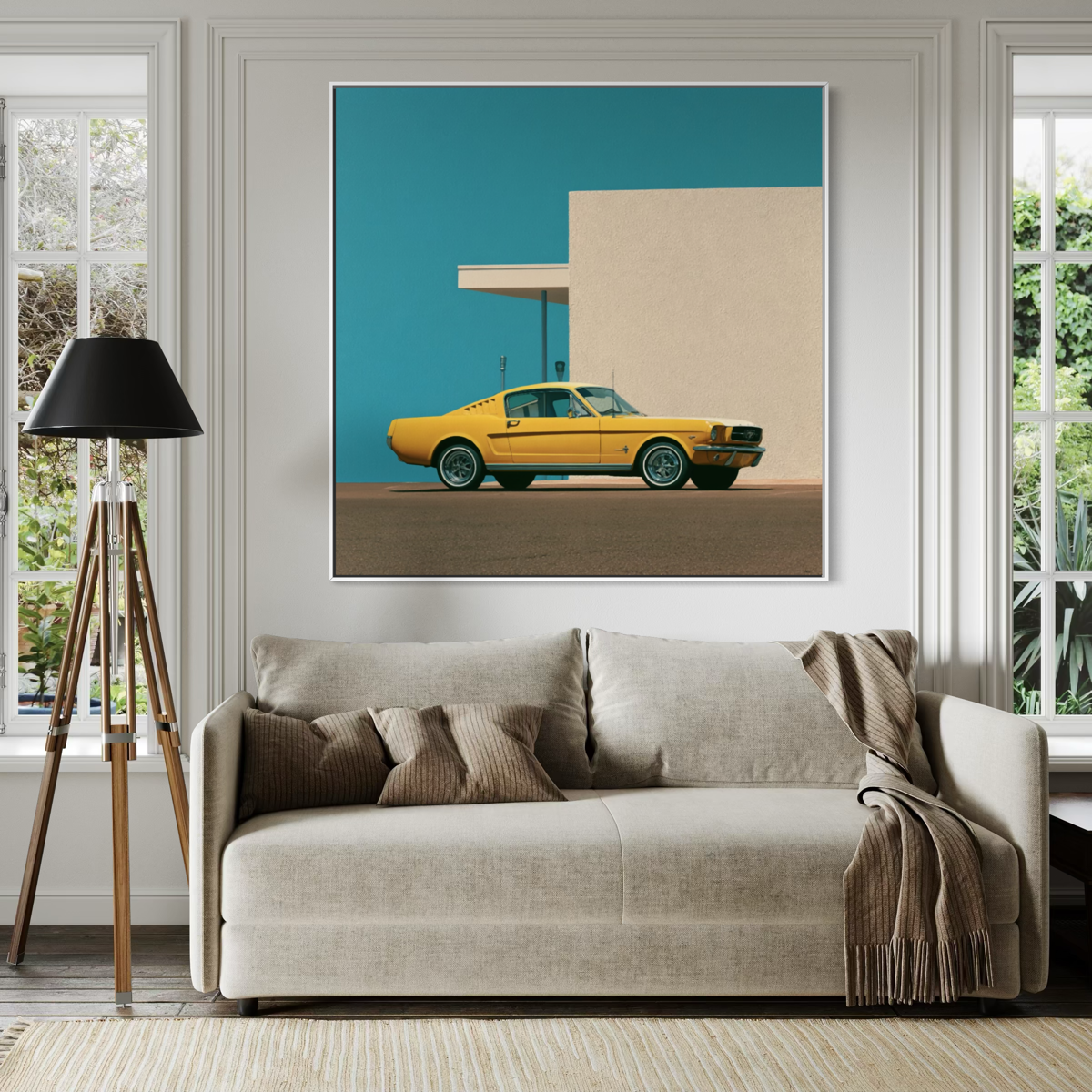 Mustang Sally - Hand Painting Vintage Collection