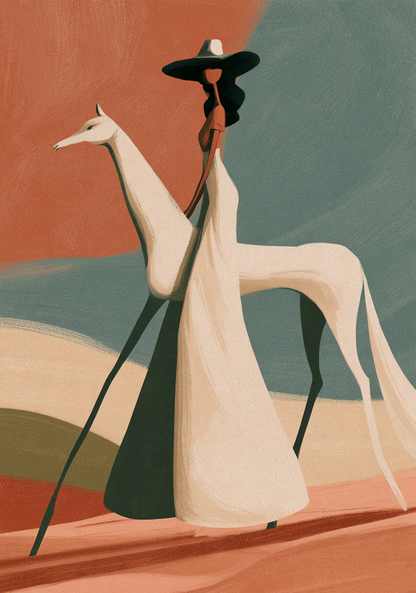 The Wild and the Graceful - Hand Painting
