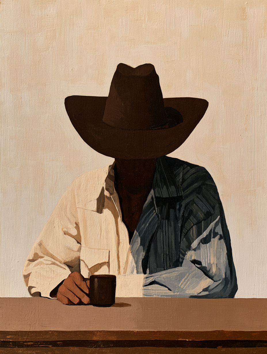 The Midnight Cowboy - Hand Painting