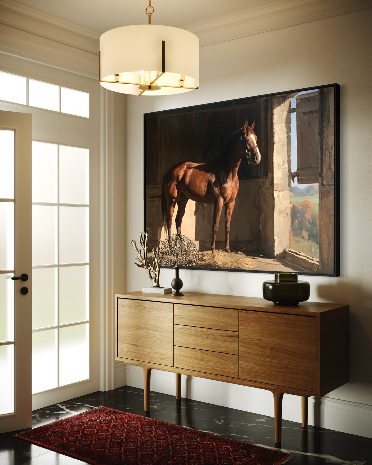 The Prairie Rider - Hand Painting Vintage Collection