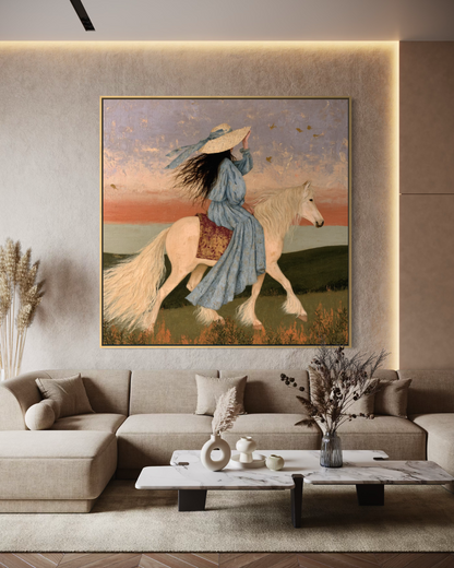 Somewhere Out West - Hand Painting
