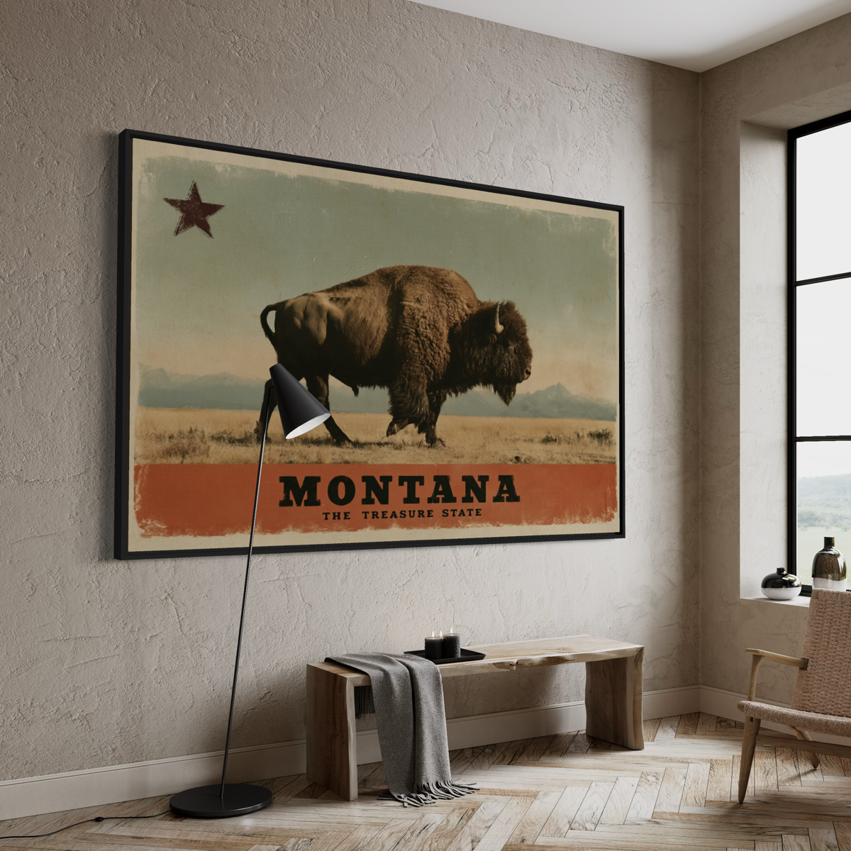 Montana Wild - Hand Painting Vintage Collection