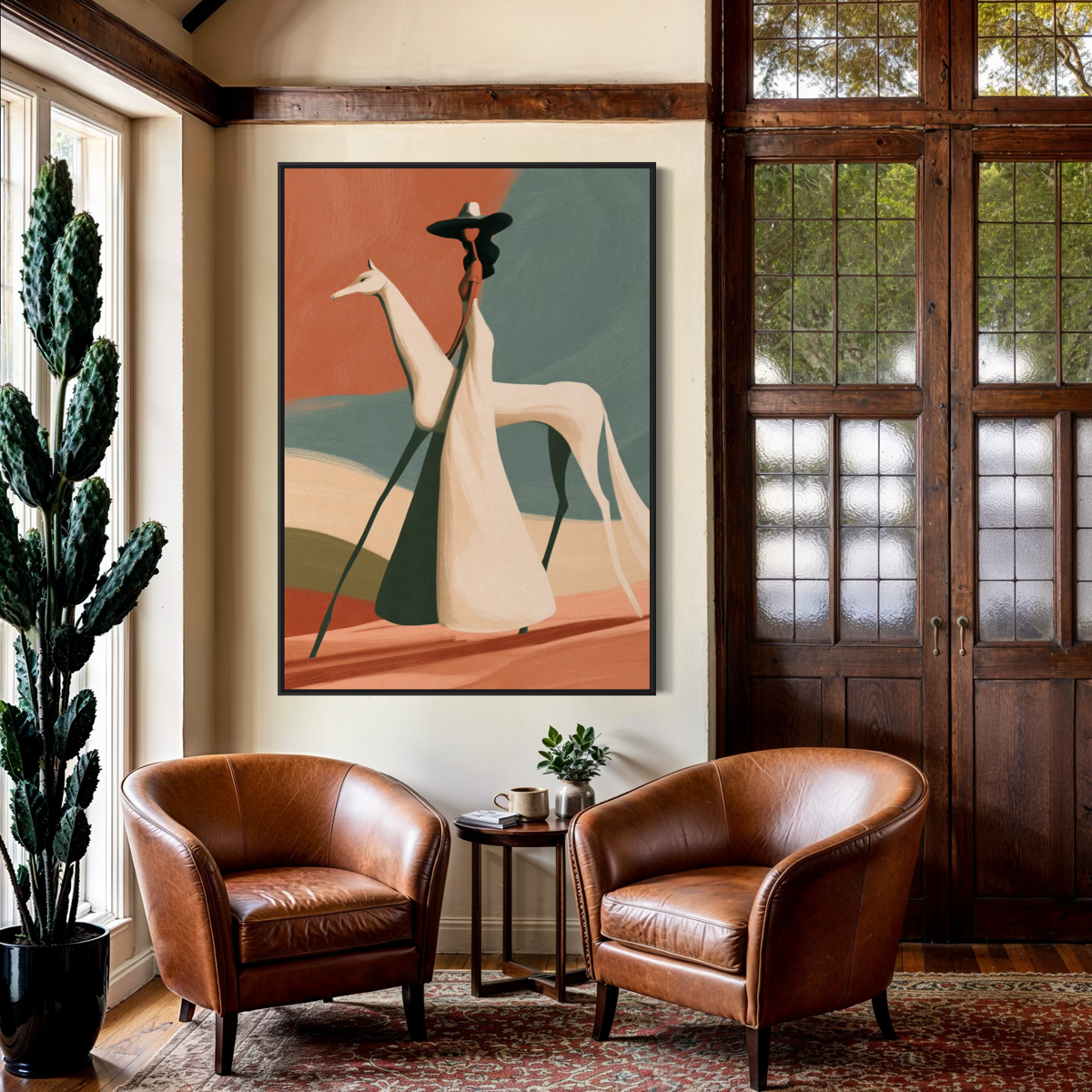 The Wild and the Graceful - Hand Painting Vintage Collection