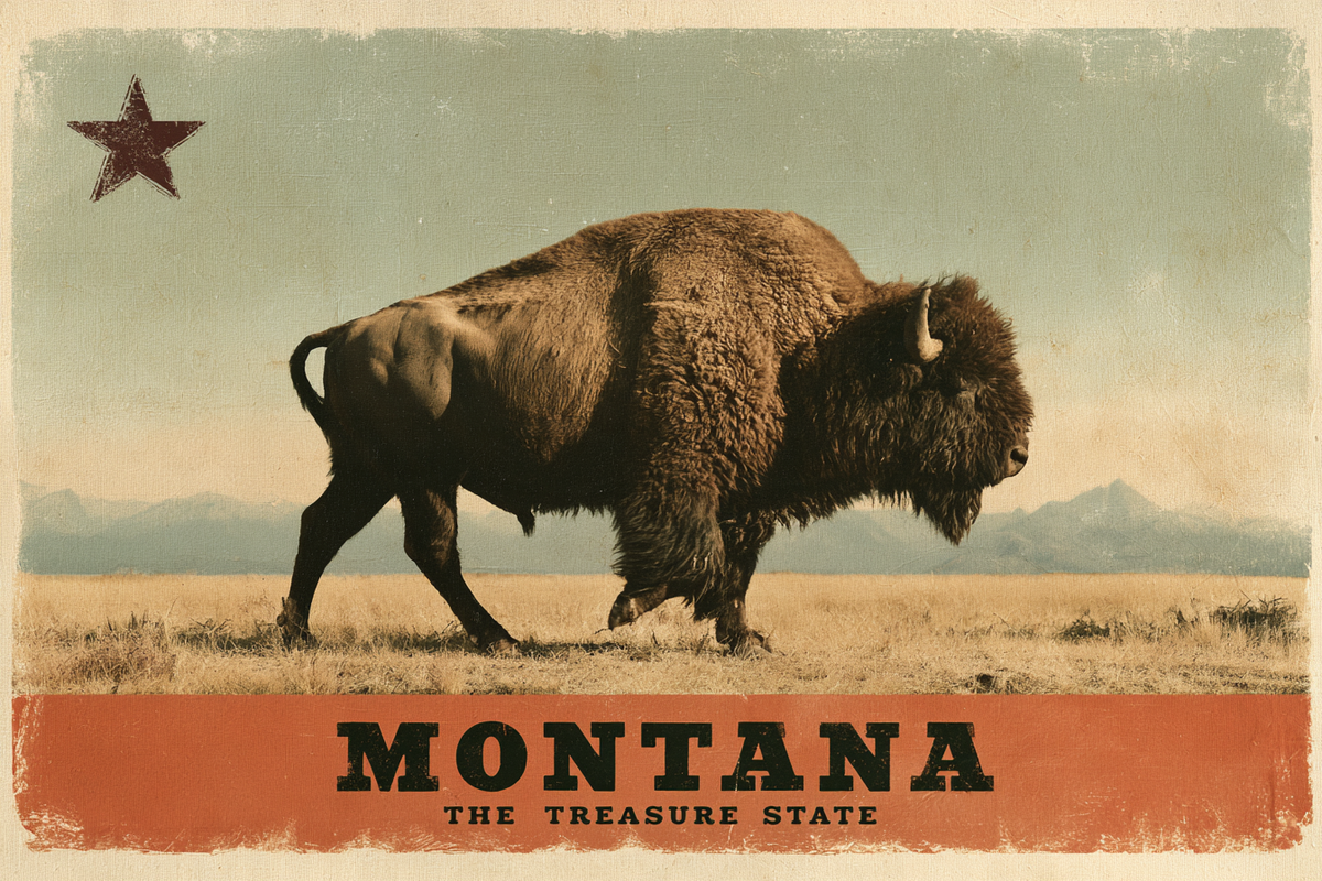 Montana Wild - Hand Painting