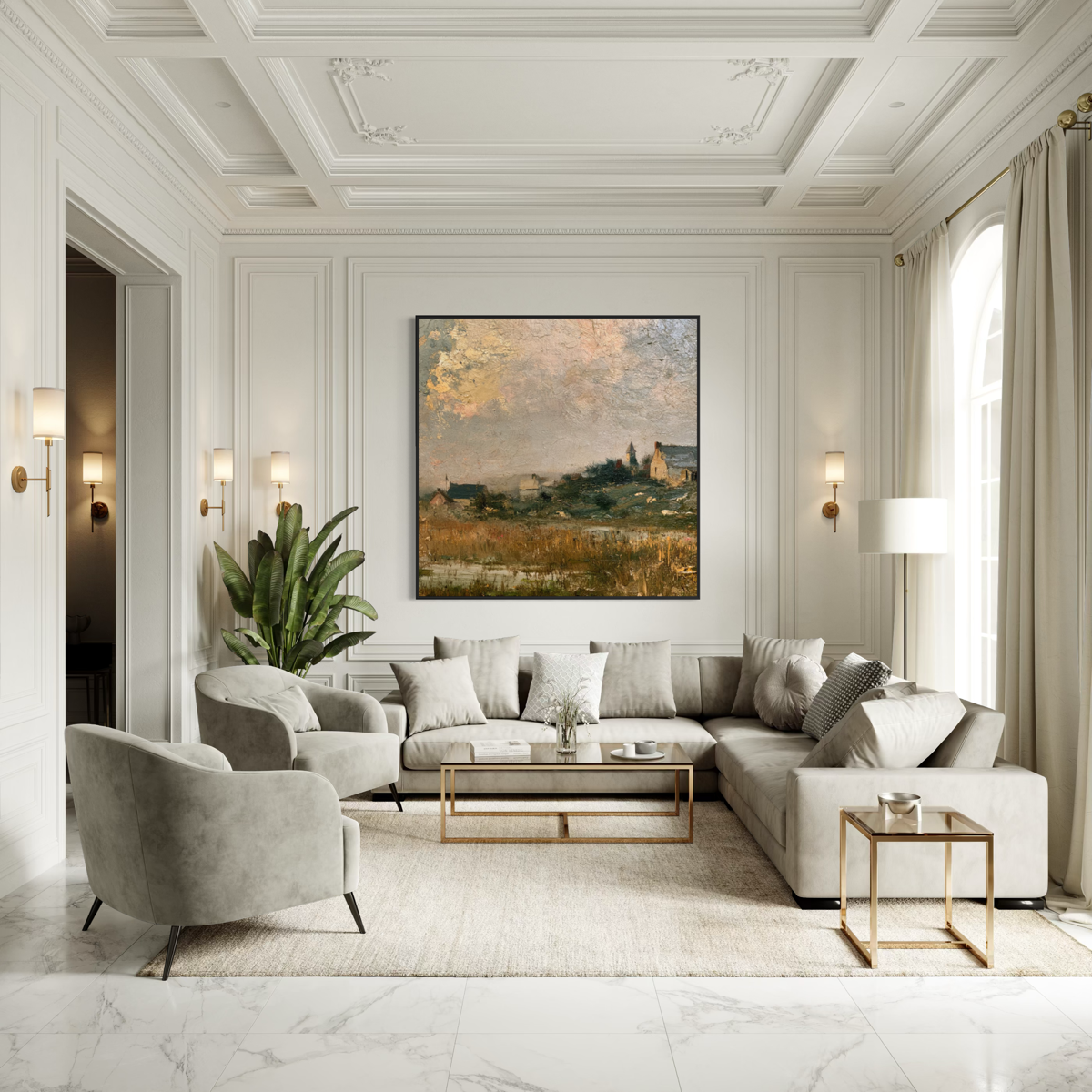 Where Time Stands Still - Hand Painting