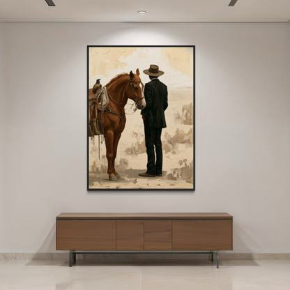 A Cowboy’s Best Friend - Hand Painting