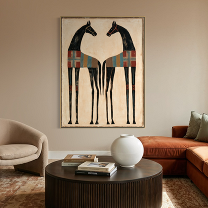 The Painted Pair - Hand Painting