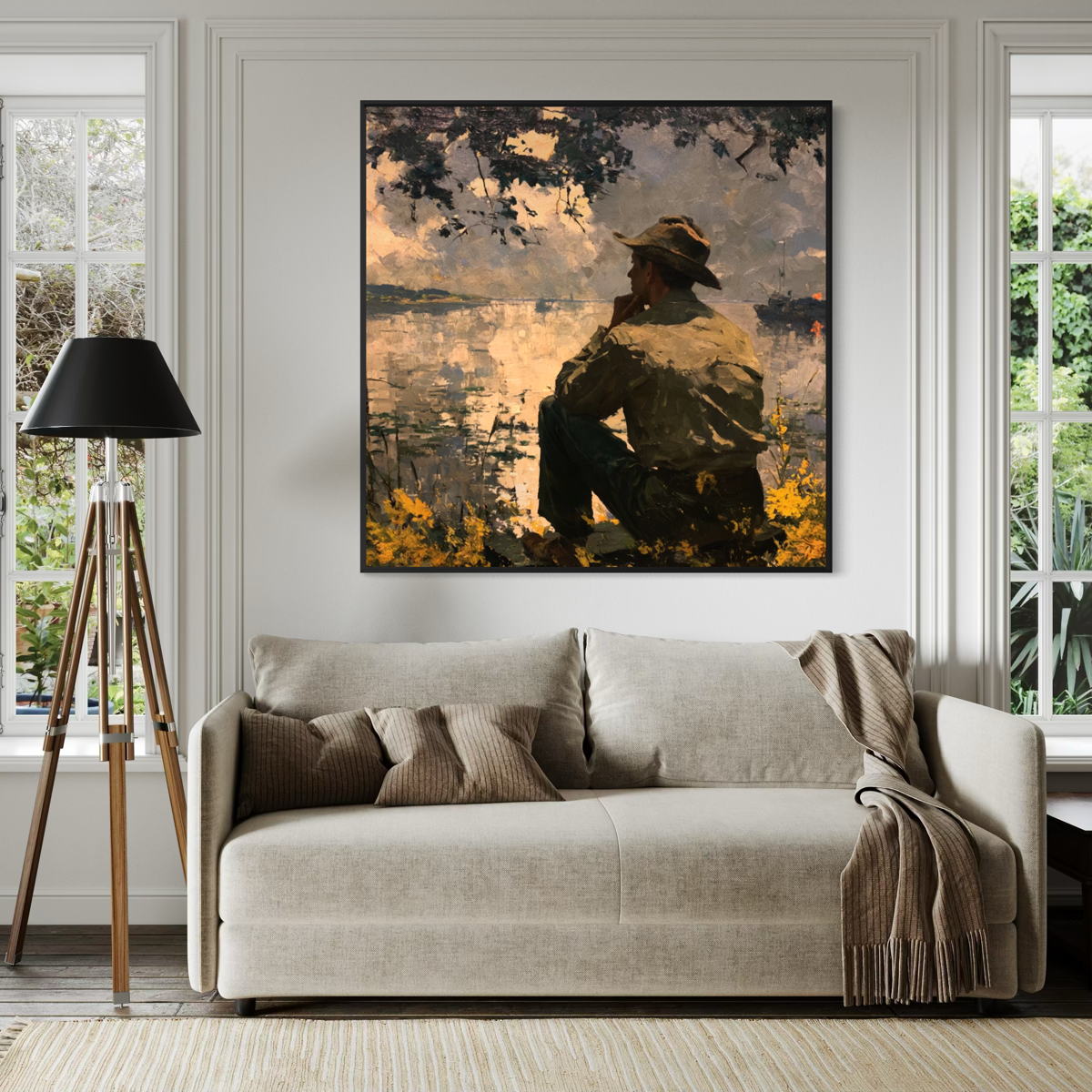 Gone Fishin’ - Hand Painting Vintage Collection