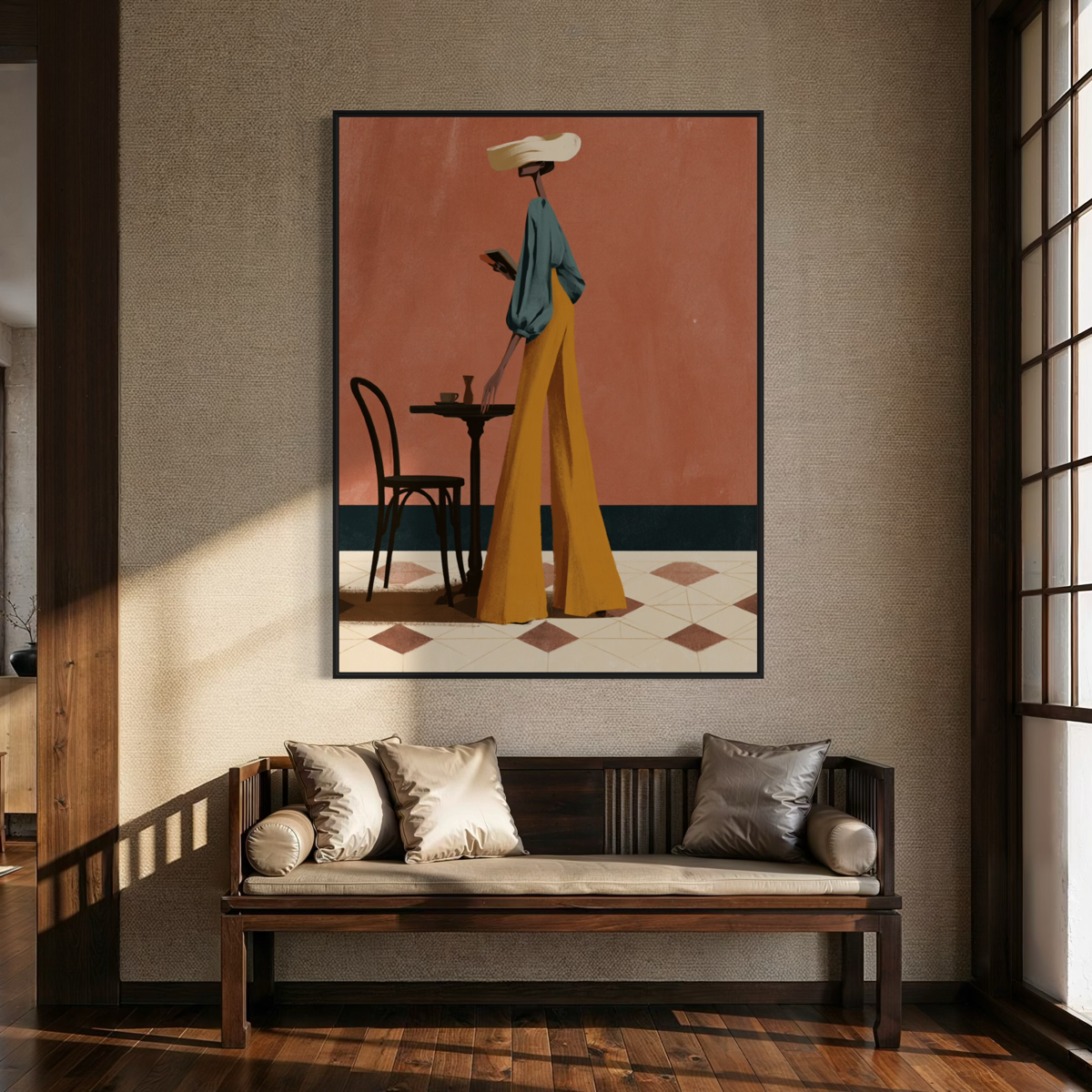 The Art of Being Unbothered - Hand Painting Vintage Collection
