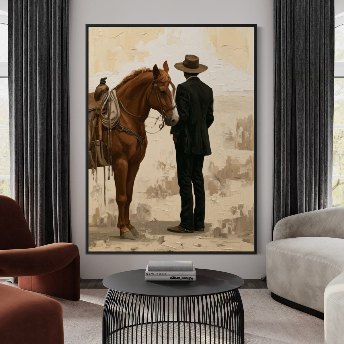 A Cowboy’s Best Friend - Hand Painting