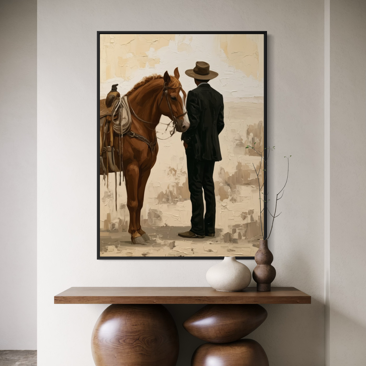 A Cowboy’s Best Friend - Hand Painting