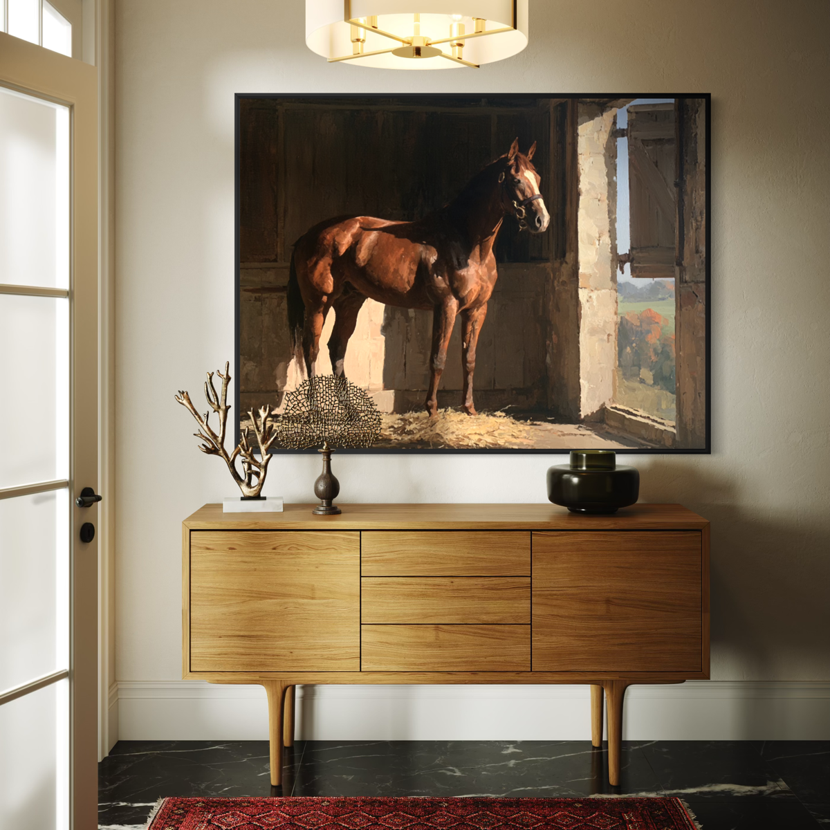 The Prairie Rider - Hand Painting Vintage Collection
