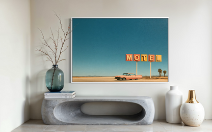 One Night on Route 66 - Hand Painting