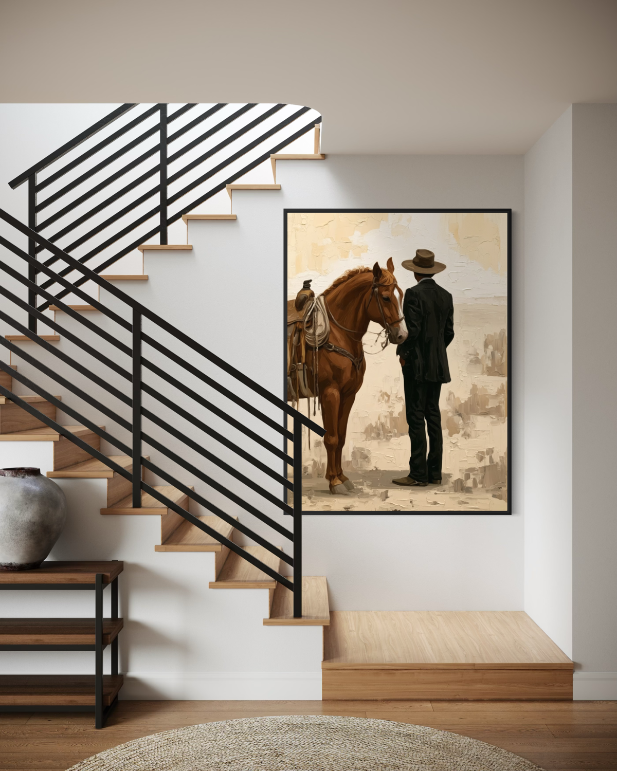 A Cowboy’s Best Friend - Hand Painting