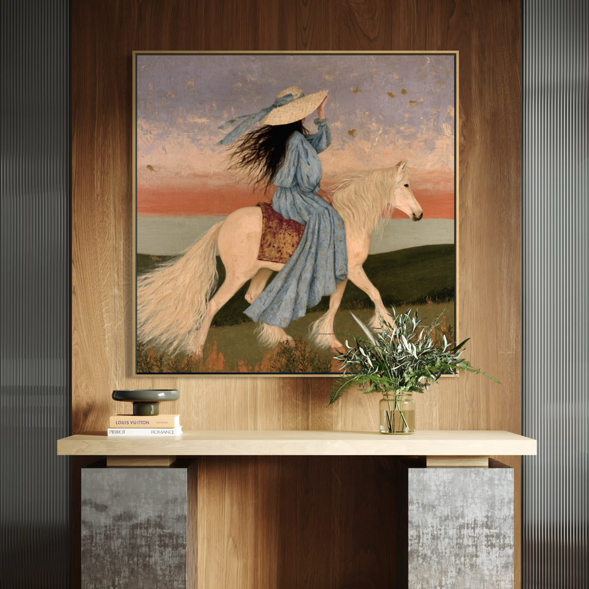 Somewhere Out West - Hand Painting