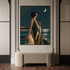 Midnight on the Atlantic - Hand Painting