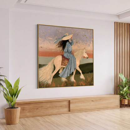 Somewhere Out West - Hand Painting